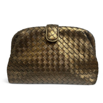 POCHETTE BOTTEGA VENETA BRONZE