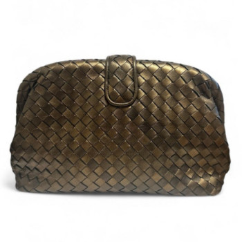 POCHETTE BOTTEGA VENETA BRONZE