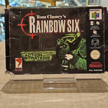 TOM CLANCY S RAINBOW SIX GAMES CARTRIDGE CARD FOR 64 N64 CONSOLE US VERSION