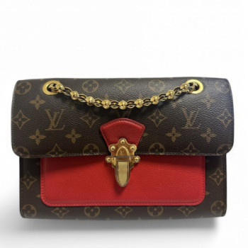 SAC A MAIN LOUIS VUITTON VICTOIRE MONOGRAM ROUGE