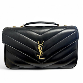 SAC A MAIN YSL LOULOU MEDIUM NOIR