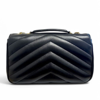 SAC A MAIN YSL LOULOU MEDIUM NOIR