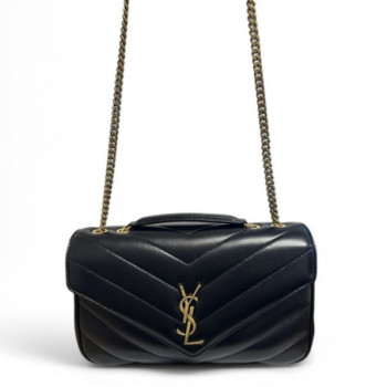 SAC A MAIN YSL LOULOU MEDIUM NOIR