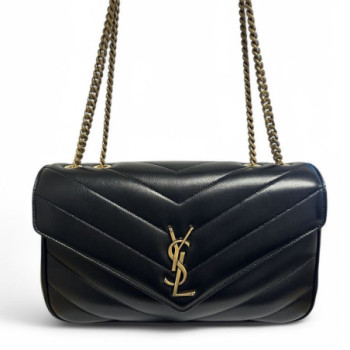 SAC A MAIN YSL LOULOU MEDIUM NOIR