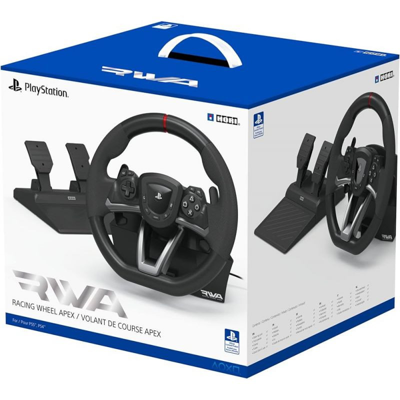 HORI - RACING WHEEL APEX FOR PS5, PS4, AND PC - BLACK