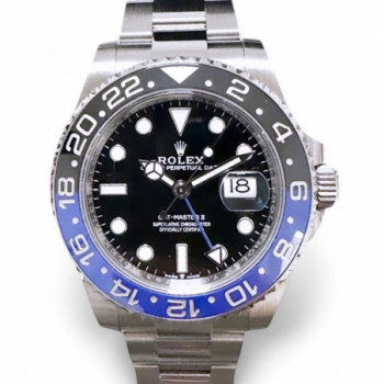 ROLEX GMT MASTER II BATMAN 127710BLNR FULLSET 2023