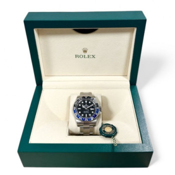 ROLEX GMT MASTER II BATMAN 127710BLNR FULLSET 2023