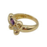 BAGUE OR 18K 12.03 GR DIAMANTS