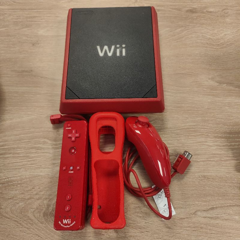 CONSOLE WII V2 ROUGE + MANETTE