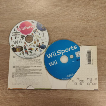 JEU WII SPORTS + WII PARTY DUO CD