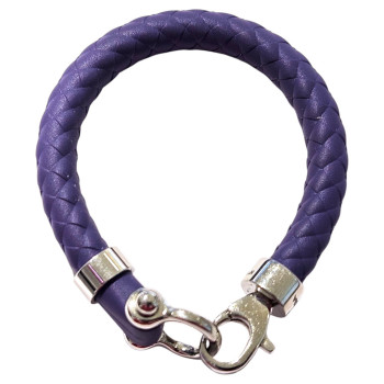 BRACELET OMEGA ACIER & CAOUTCHOUC SAILING-VIOLET S