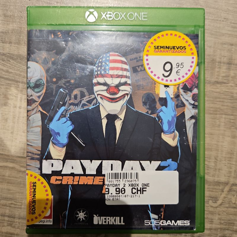 PAYDAY 2 XBOX ONE