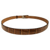 CEINTURE MONTBLANC CROCO BEIGE