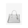 MK Camille Large Logo Satchel - Opt/allum - Michael Kors