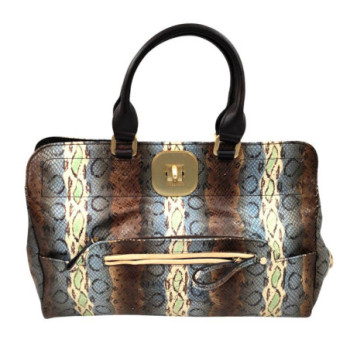 SAC A MAIN LONGCHAMP GATBSY EXOTIC EDT LIMITE CUIR DE VEAU FACON PYTHON