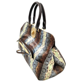 SAC A MAIN LONGCHAMP GATBSY EXOTIC EDT LIMITE CUIR DE VEAU FACON PYTHON