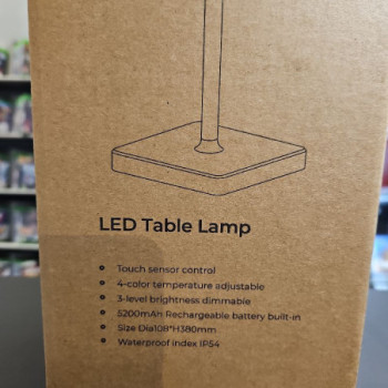 LED TABLE LAMPE NOIRE