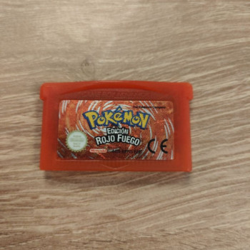 JEU GBA POKEMON EDITION ROUGE FEU ESPAGNOL