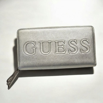 PORTE MONNAIE GUESS ARGENT