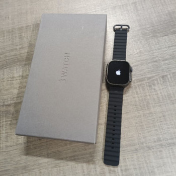 APPLE WATCH ULTRA 2 49MM BLACK TI BLACK OCEAN BAND