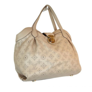 SAC A MAIN LOUIS VUITTON CIRRUS PM CUIR MAHINA BEIGE