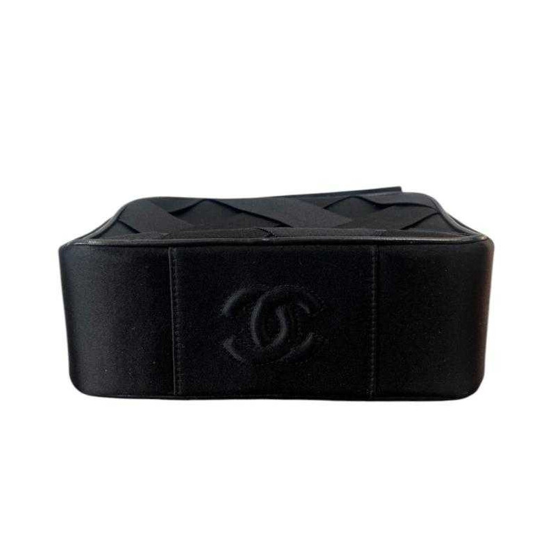SAC CHANEL SATIN CAMERA BAG AVEC CARTE VINTAGE SAC CHANEL SATIN CAMERA BAG AVEC CARTE VINTAGE