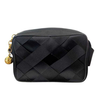 SAC CHANEL SATIN CAMERA BAG AVEC CARTE VINTAGE 