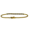 BRACELET OR 18CT + DIAMANTS ET SAPHIR