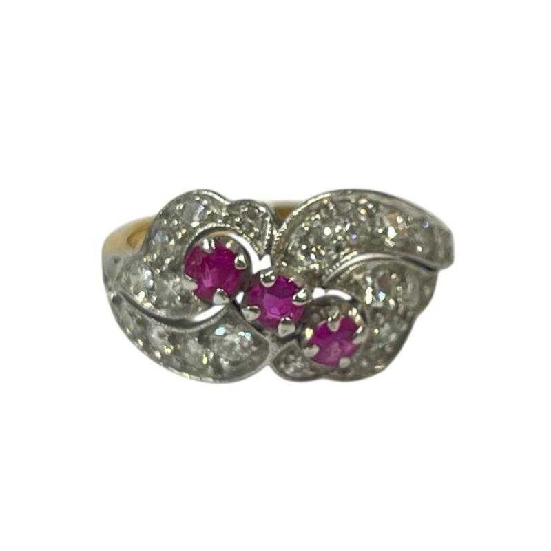 BAGUE OR BLANC DIAMANTS BAGUE OR BLANC DIAMANTS