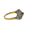 BAGUE OR BLANC DIAMANTS