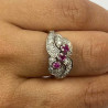 BAGUE OR BLANC DIAMANTS