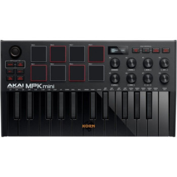 AKAI MPKMINI-MK3 25-Key MIDI Controller - Black