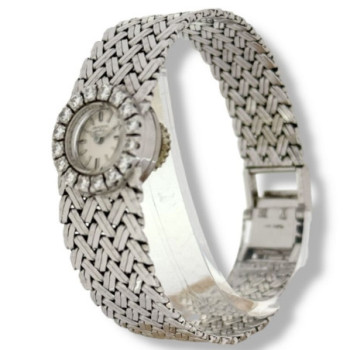 UNIVERSAL GENEVE MONTRE DAME OR BLANC 18 CT - SANS PAPIER