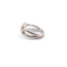 BAGUE CHOPARD HAPPY HEART OR BLANC 18CTS & DIAMANTS T.52 7.50G