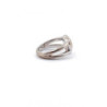 BAGUE CHOPARD HAPPY HEART OR BLANC 18CTS & DIAMANTS T.52 7.50G