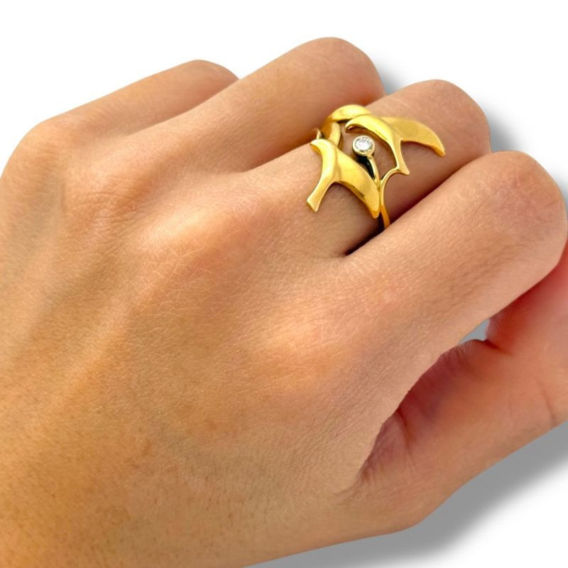 BAGUE OR JAUNE 18CT T 58 5.54GRS BAGUE OR JAUNE 18CT T 58 5.54GRS