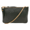 LOUIS VUITTON Pochette Double Zip Monogram Empreinte M68568 20cm x 12.,5 cm