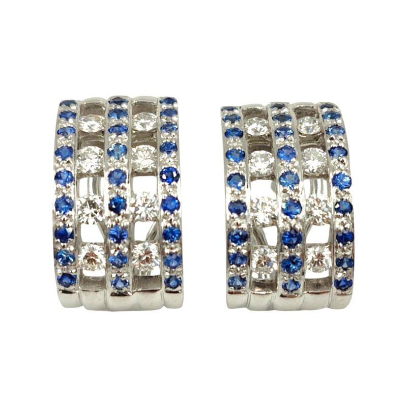 B.O OR BLANC 18CT 9.02GR DMT SAPHIR B.O OR BLANC 18CT 9.02GR DMT SAPHIR