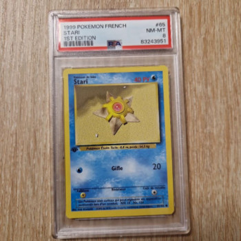 POKEMON STARI ED1 BS 65 SET DE BASE FR PSA 8