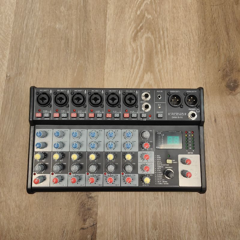 TABLE DE MIXAGE DAM 8 FX DEFINITIVE AUDIO TABLE DE MIXAGE DAM 8 FX DEFINITIVE AUDIO