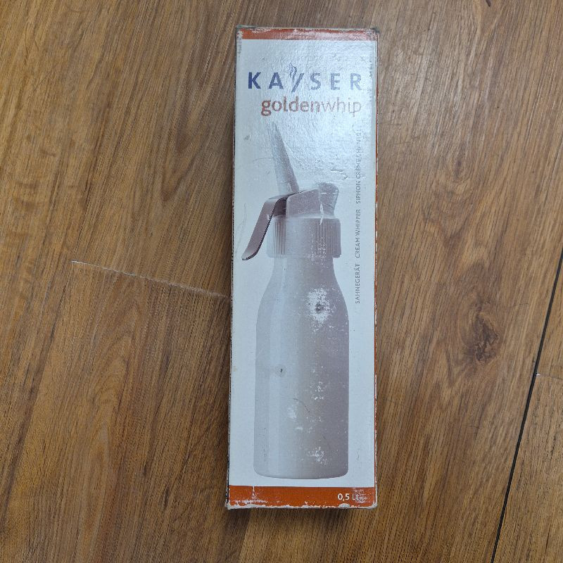 KAYSER GOLDENWHIP SYPHON 0.5L KAYSER GOLDENWHIP SYPHON 0.5L