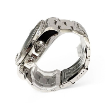 BREILTING SUPER AVENGER 2 ACIER NOIR CHRONO FULL SET