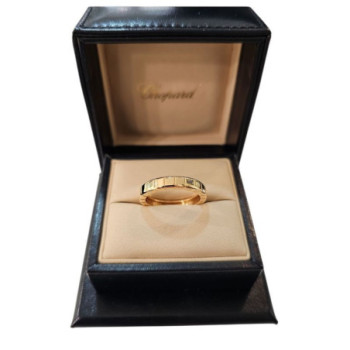 BAGUE CHOPARD ICE CUBEOR JAUNE 18 CT  T 62 8.47 GR