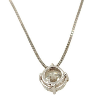 COLLIER OR BLANC 18CT 2.35GR DMT