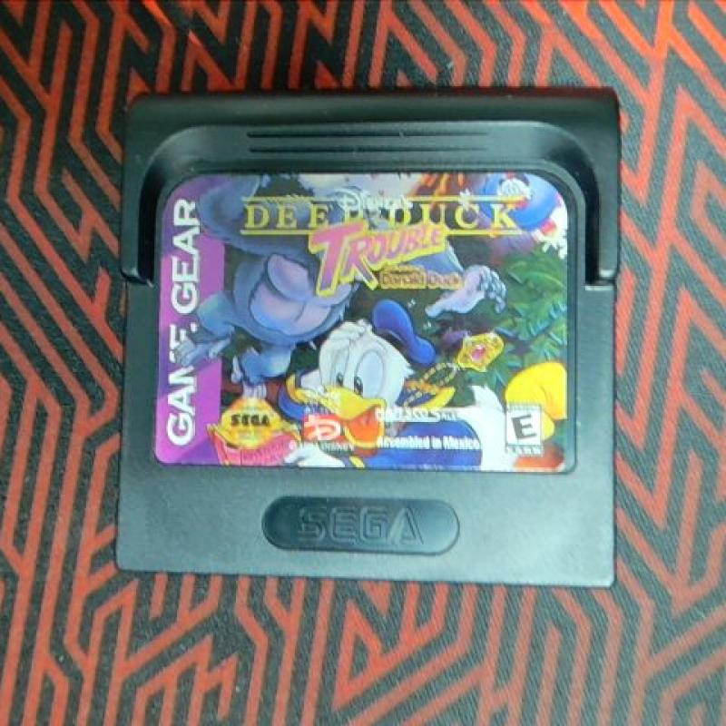 DEEP DUCK TROUBLE GAME GEAR CARTOUCHE SEULE