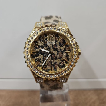 MONTRE GUESS LEOPARD QUARTZ