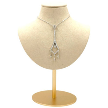 COLLIER OR BLANC 18CT 5.90GR DMT