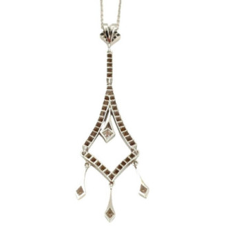 COLLIER OR BLANC 18CT 5.90GR DMT