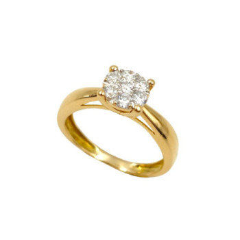 BAGUE OR JAUNE 18CT 2.70GR DMT