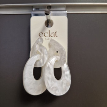 BO ACRYLIQUE BLANC EN ACIER INOXYDABLE